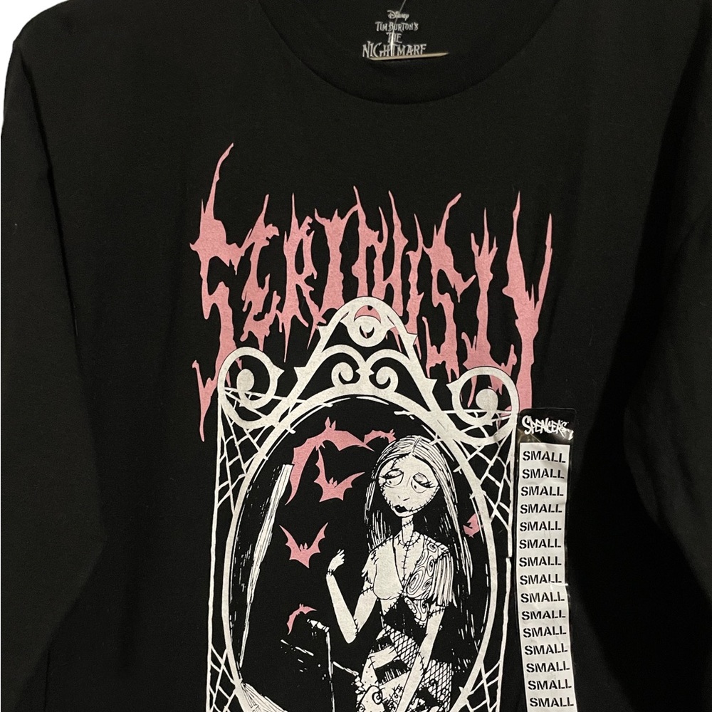 The Nightmare Before Christmas Seriously Sally Long Sleeve T Shirt - Picture 5 of 8